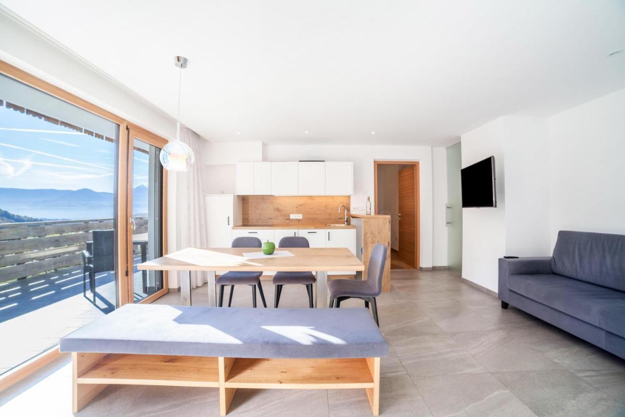 Oberegghof Ferienwohnung Garten Рифьяно Экстерьер фото